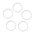 100pcs Silver Round Circle Beading Hoop Link Jewelry Findings 20mm