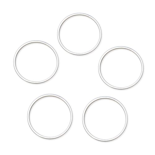 100pcs Silver Round Circle Beading Hoop Link Jewelry Findings 20mm