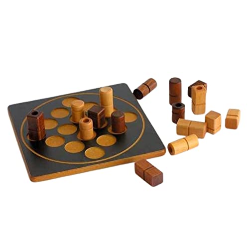 Quarto Mini | Mensa Select Winner | Travel-Friendly Version of The, Wooden Abstract Strategy Game for Kids & Adults | Family Game Night Favorite | Ages 8+ | 2 Players | 15 Min - view 4