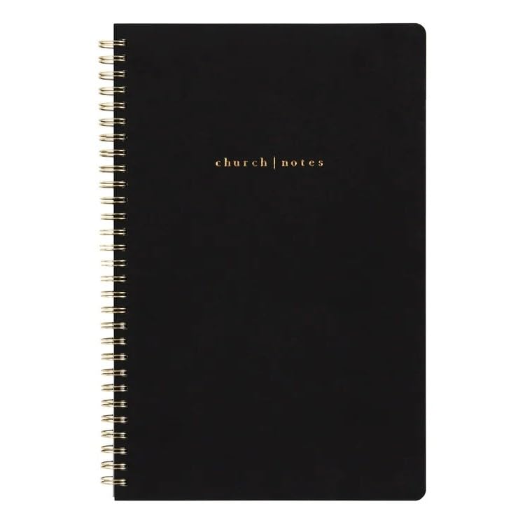 Sermon Notebook, 150 Pages for Bible Study, Quilted Patchwork