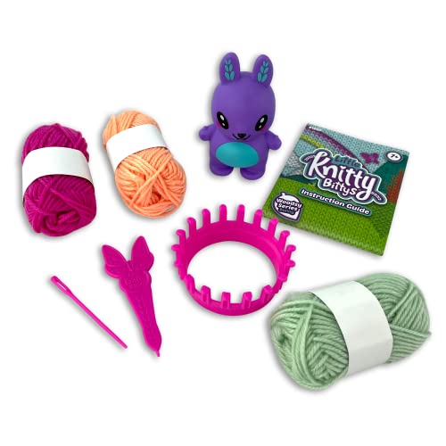 Little Knitty Bittys Bunny - Beginner Knitting Craft Kit - Makes 3 Mini Projects - Collect & Trade Clothes - Ages 7+ - view 2