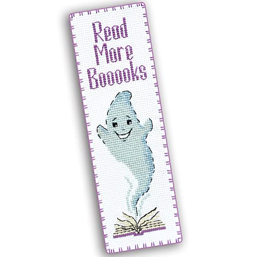 Book Lover Counted Cross Stitch Bookmark Kit, Reading Gift - view 2