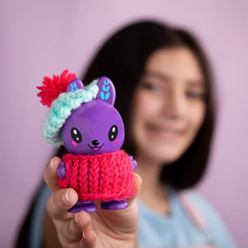 Little Knitty Bittys Bunny - Beginner Knitting Craft Kit - Makes 3 Mini Projects - Collect & Trade Clothes - Ages 7+ - view 5