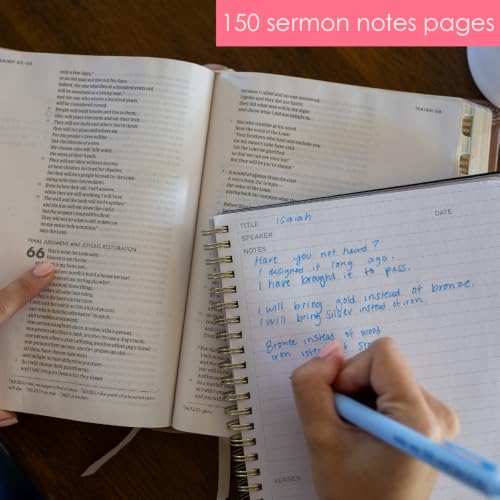 Sermon Notebook, 150 Pages for Bible Study, Quilted Patchwork - view 3