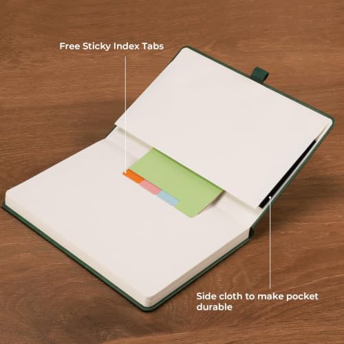 Lined Journal Notebook, 192 Numbered Pages, A5 Size (5.7'' x 8.3'') - view 6