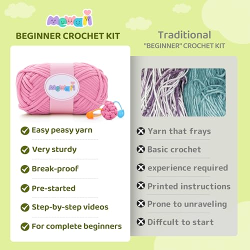 Crochet Kit for Beginners, 4 Pack Dinosaur Set Craft Set - view 4