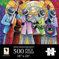 Jazz Band Puzzle – 500-Piece Inspirational Black Art Jigsaw Puzzle for Adults – Gift for Music Lovers