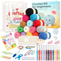 Crochet Kit for Beginners Adults Kids-Crochet Starter Kit-Ideal Gift