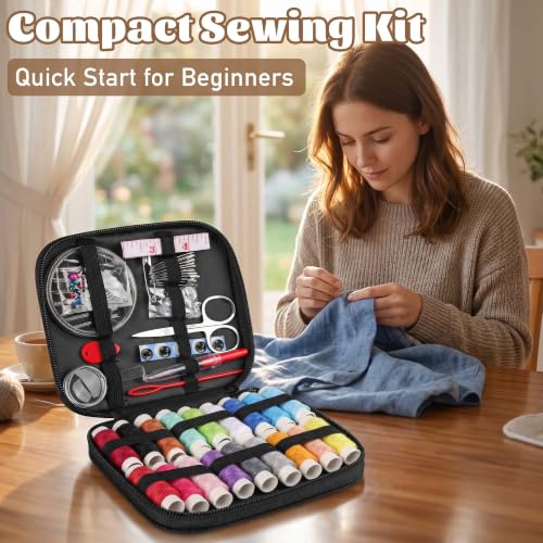 Sewing Kit for Adults, Portable Needle & Thread Repair Kit - view 3