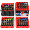 Acrylic Paint Set, 24 Colors, 22 ml / 0.74 oz Tubes, High-Viscosity