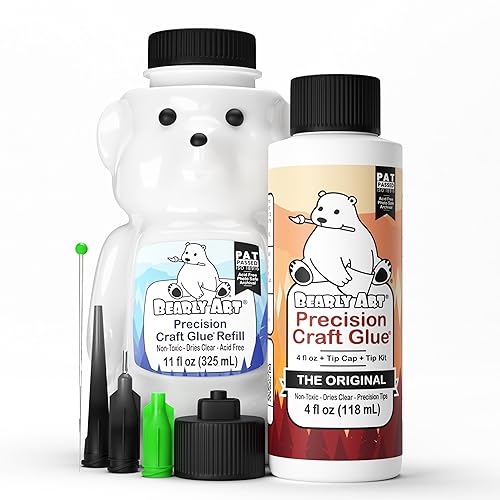 Precision Craft Glue Bundle - 4 fl oz Original & 11 fl oz Refill