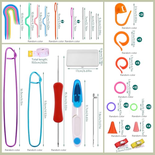 Knitting Accessories Kit Knitting Supplies Cable Needles for Knitting Tools - view 2