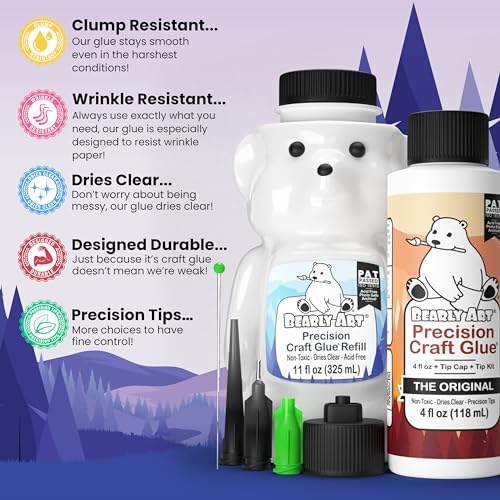 Precision Craft Glue Bundle - 4 fl oz Original & 11 fl oz Refill - view 5