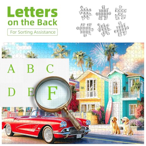 Jigsaw Puzzles for Adults 1000 Pieces Beach Town - view 4