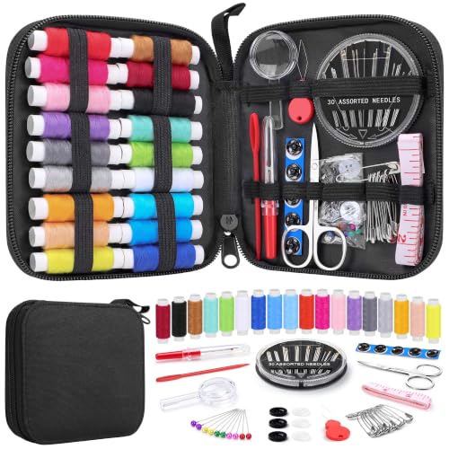 Sewing Kit for Adults, Portable Needle & Thread Repair Kit