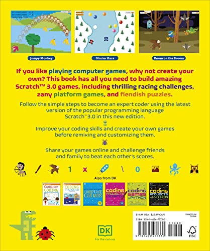 Coding Games in Scratch: A Step-by-Step Visual Guide to Building Your Own Computer Games (DK Help Your Kids) - view 2
