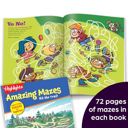 Amazing Mazes Expert Maze Books for Kids Ages 6 and Up, 144 Pages, 2-Pack of Activity Books for Kids, Screen Free Fun and Challenging Mazes - view 2
