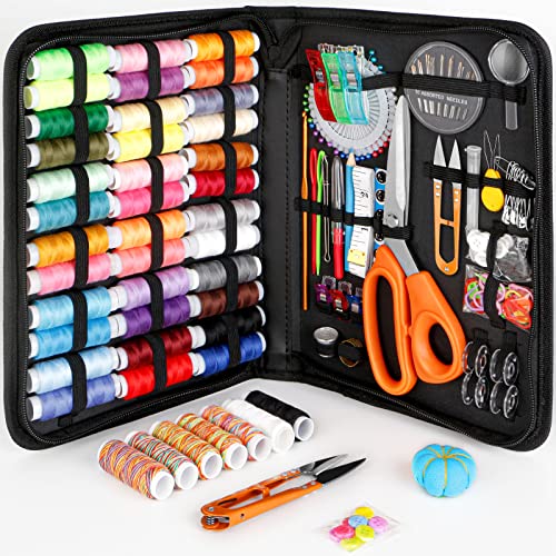 Sewing Kit for Adults Beginners, Portable Needle Thread Repair Kit