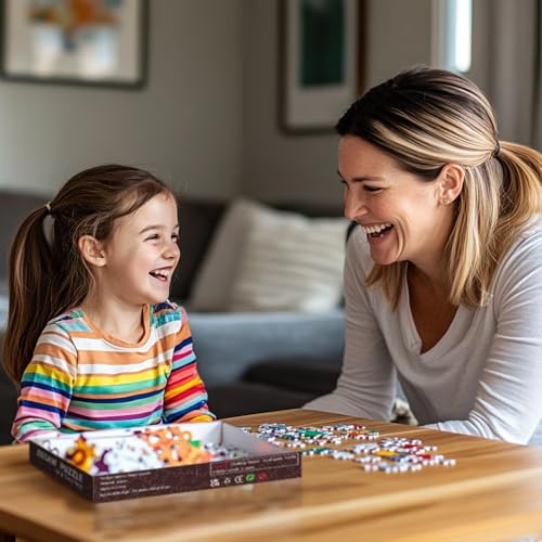 Black Girl Jigsaw Puzzles for Adults 1000 Pieces,Racing Girl Afro Art Puzzle for Adults DIY Crafts Jigsaw Puzzles for Home Decoration Gifts,African Family Challenging Puzzle for Game Nights - view 7