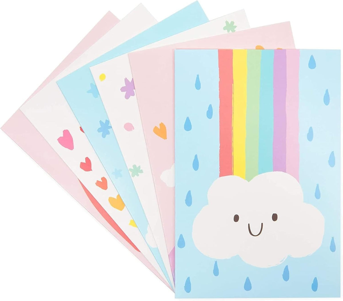 Thank You Cards - 4 x 6 In, Multicolored, 48-Pack, Contemporary - Blank Cards with Envelopes for Kids & Rainbow Notecards for Stationery Set - view 5