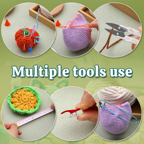 Knitting Accessories Kit Knitting Supplies Cable Needles for Knitting Tools - view 4