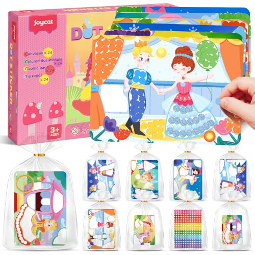 12 Pack Dinosaur Dot Art Party Favors, 2400+ Dot Stickers, Ages 3-8 - view 8