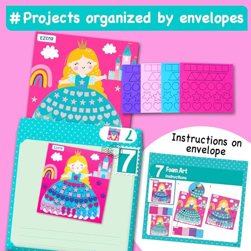 Unicorn Craft Box for Kids Ages 4-8 – 21 Projects in 1 - view 5