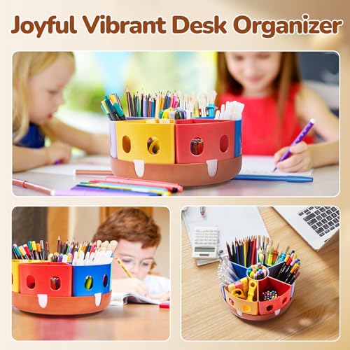Rotating Art Supply Organizer, Lazy Susan Caddy, Large - view 5