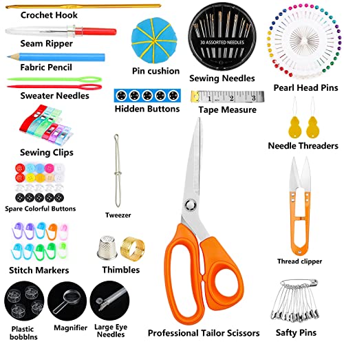 Sewing Kit for Adults Beginners, Portable Needle Thread Repair Kit - view 2