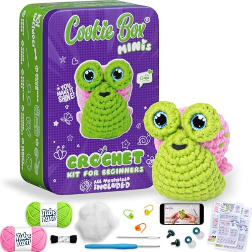 Crochet Kit for Beginners, Snail Dora