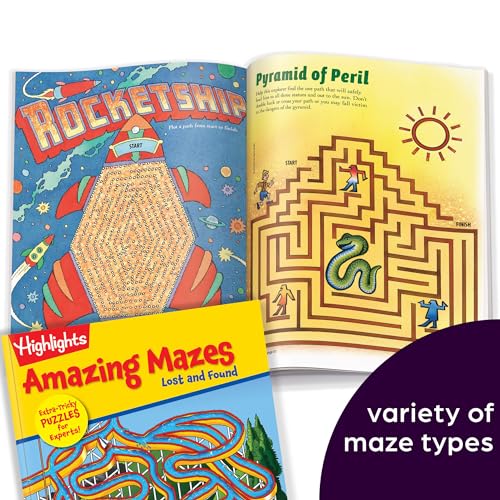 Amazing Mazes Expert Maze Books for Kids Ages 6 and Up, 144 Pages, 2-Pack of Activity Books for Kids, Screen Free Fun and Challenging Mazes - view 5