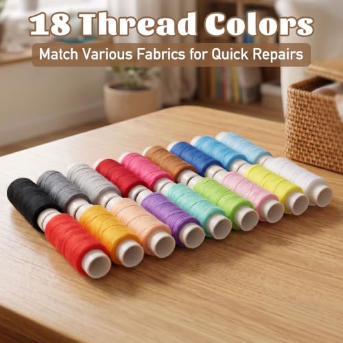 Sewing Kit for Adults, Portable Needle & Thread Repair Kit - view 5