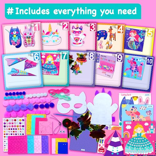 Unicorn Craft Box for Kids Ages 4-8 – 21 Projects in 1 - view 2