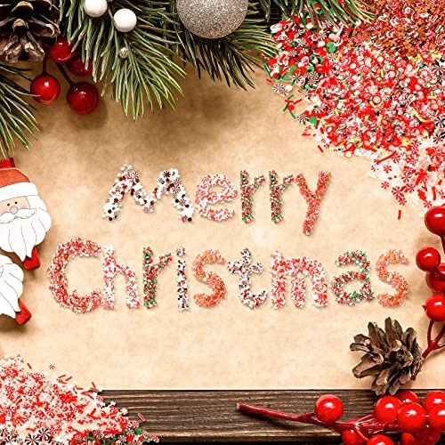 250g Christmas Fake Sprinkles, Polymer Clay Sprinkles, Santa Claus - view 7