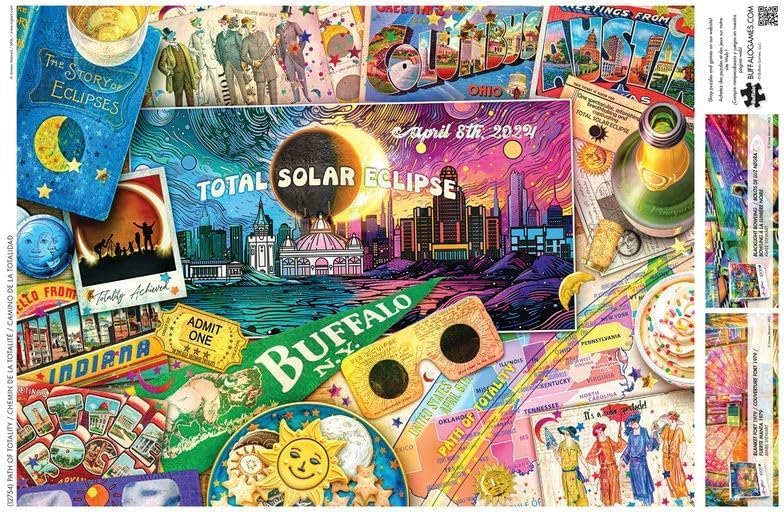 Aimee Stewart - Path of Totality - 1000 Piece Jigsaw Puzzle for Adults -Challenging Puzzle Perfect for Game Nights - Finished Size is 26.75 x 19.75 - view 3