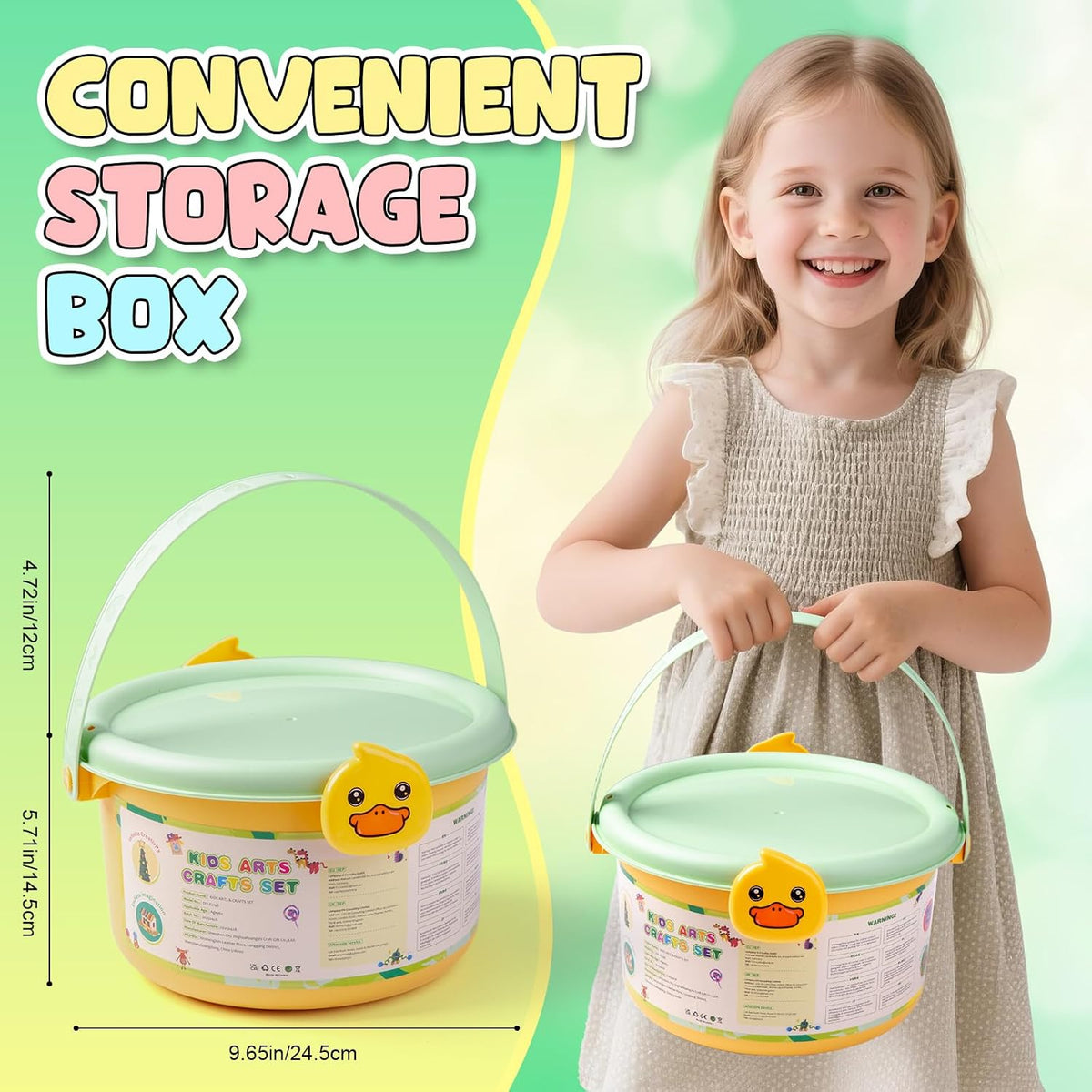 Kids Arts and Crafts Set 2000+ Piece DIY Craft Supplies Kit | with Assorted school supplies Accessories for Boys & Girls Ages 6-12, School Classroom Projects, Gifts for Boys and Girls - view 7