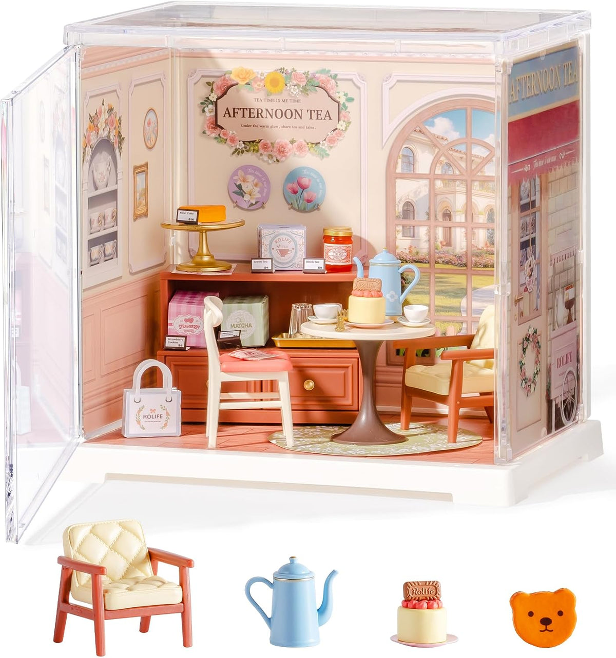 Super Creator Mini Series, DIY Plastic Miniature Kits Retail Store Series, Mini Model House Building Set for Teens Aged 14+, DIY Crafts/Hobbies for Adults (Homely Baking Kitchen) - view 4