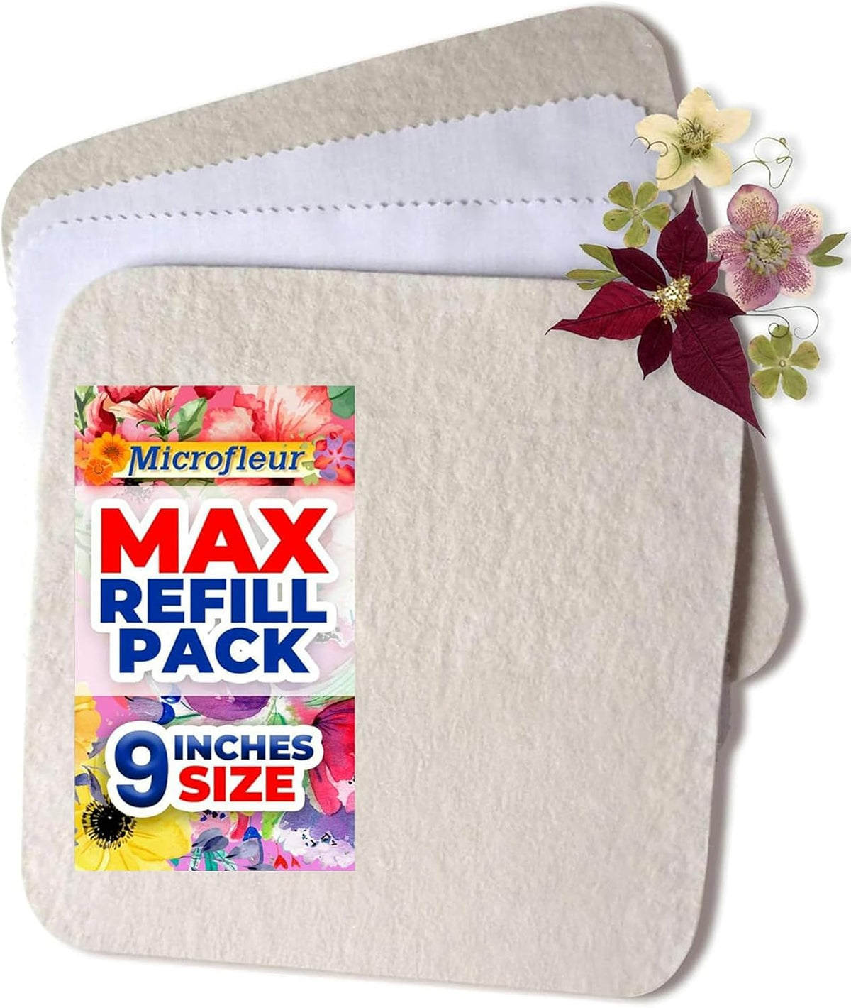 Microwave Craft Flower Preservation Press Portable Kit, 9 inch | Quick & Easy, for Pressed Blooms & Leaves, DIY Washable Absorbent Cloth for Plant Lovers, Reusable Components, Fast Drying - view 8