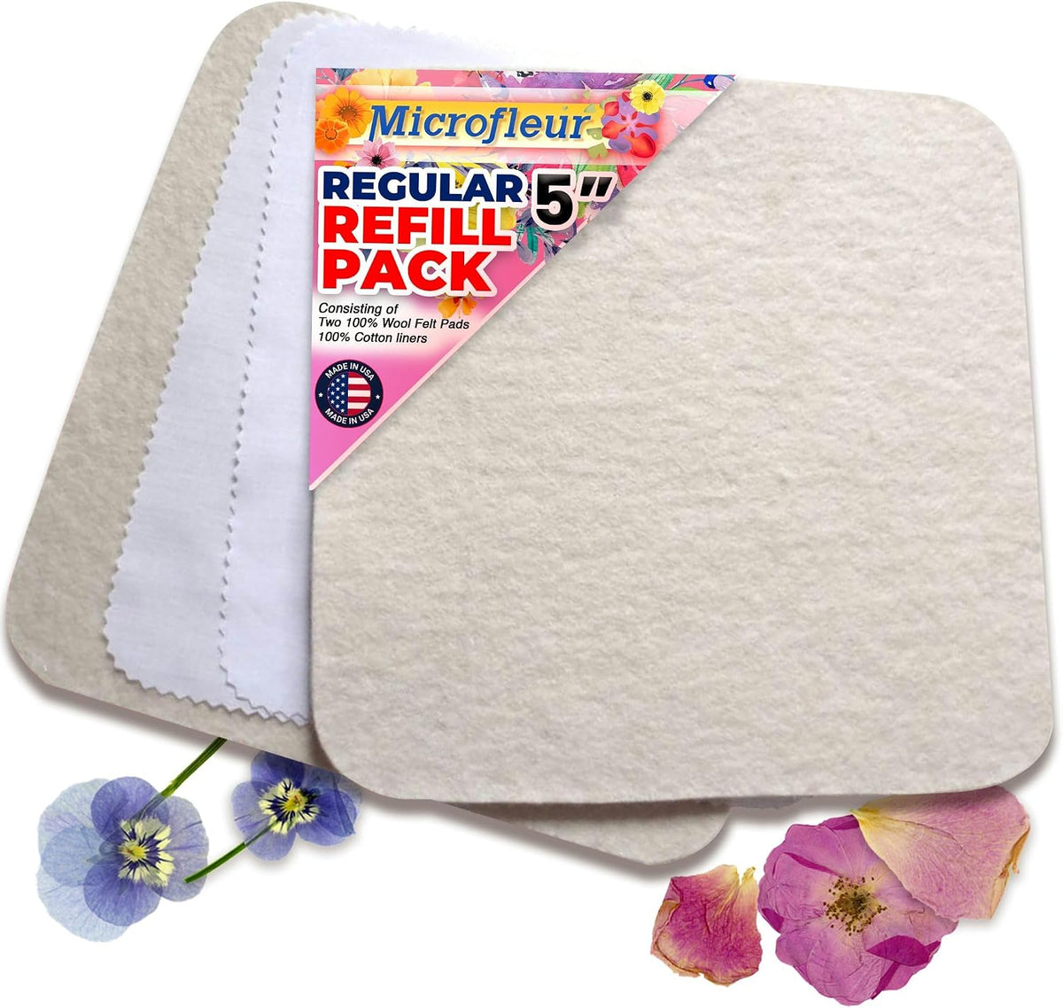 Microwave Craft Flower Preservation Press Portable Kit, 5 inch | Quick & Easy, for Pressed Blooms & Leaves, DIY Washable Absorbent Cloth for Plant Lovers, Reusable Components, Fast Drying - view 8