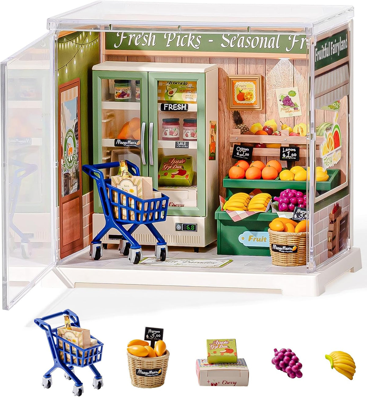 Super Creator Mini Series, DIY Plastic Miniature Kits Retail Store Series, Mini Model House Building Set for Teens Aged 14+, DIY Crafts/Hobbies for Adults (Homely Baking Kitchen) - view 3