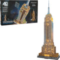 Empire State Building Replica 3D Puzzle Model Kit for Adults | 479 Premium EPS Foam Pieces, No Glue or Tools Required, Home Decor Collectible Figure for Display, Screen-Free Hobby Ages 12+