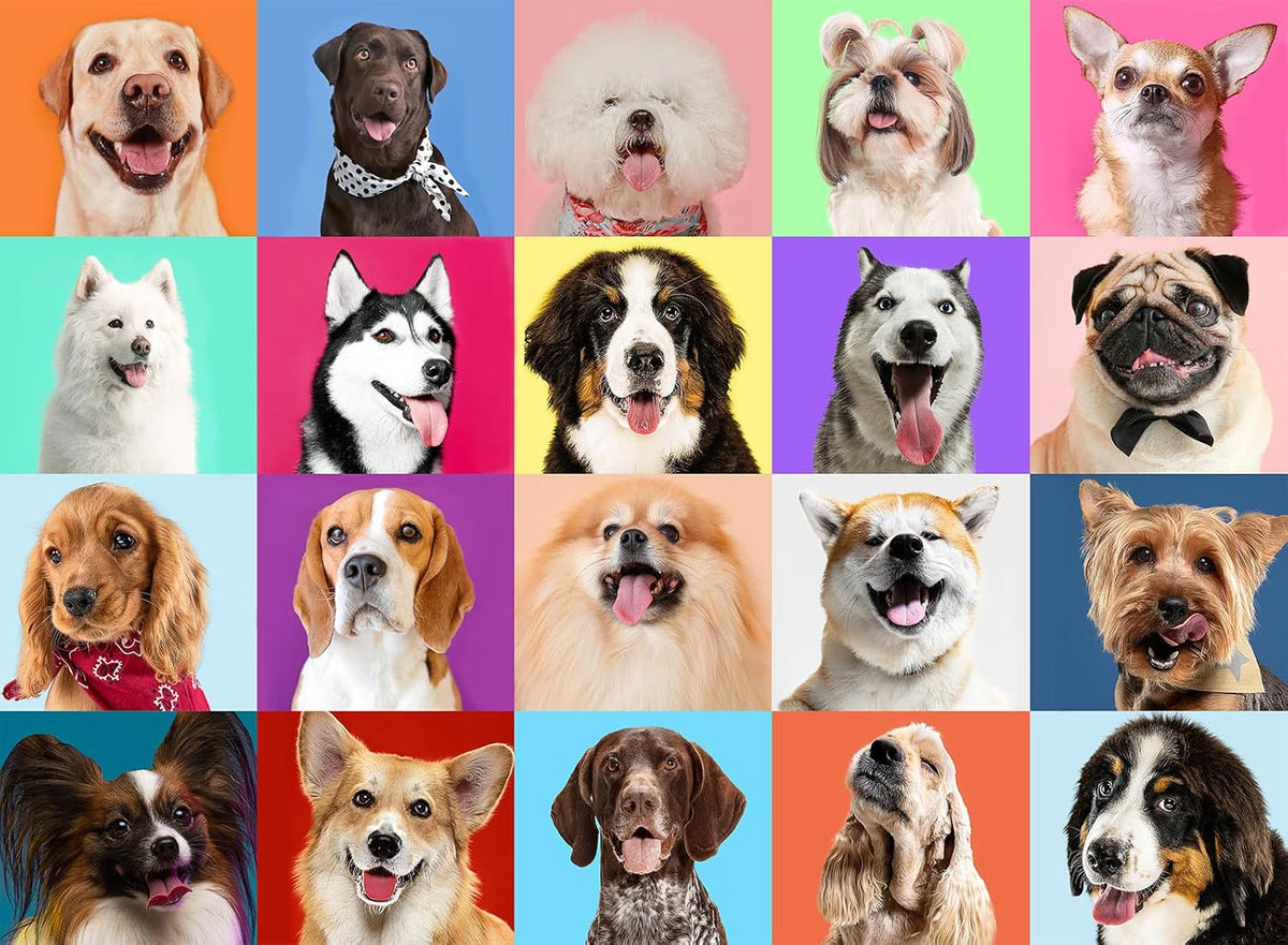 Puzzles for Kids Ages 6-8 8-10, 200 Piece Cute Dog | Jigsaw Puzzles for Boys Girls, Colorful Puppy Animal Puzzle Educational Learning Toys Game, Fun Family Activity Birthday Gift