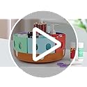 Rotating Art Supply Organizer, Lazy Susan Caddy, Large - view 7