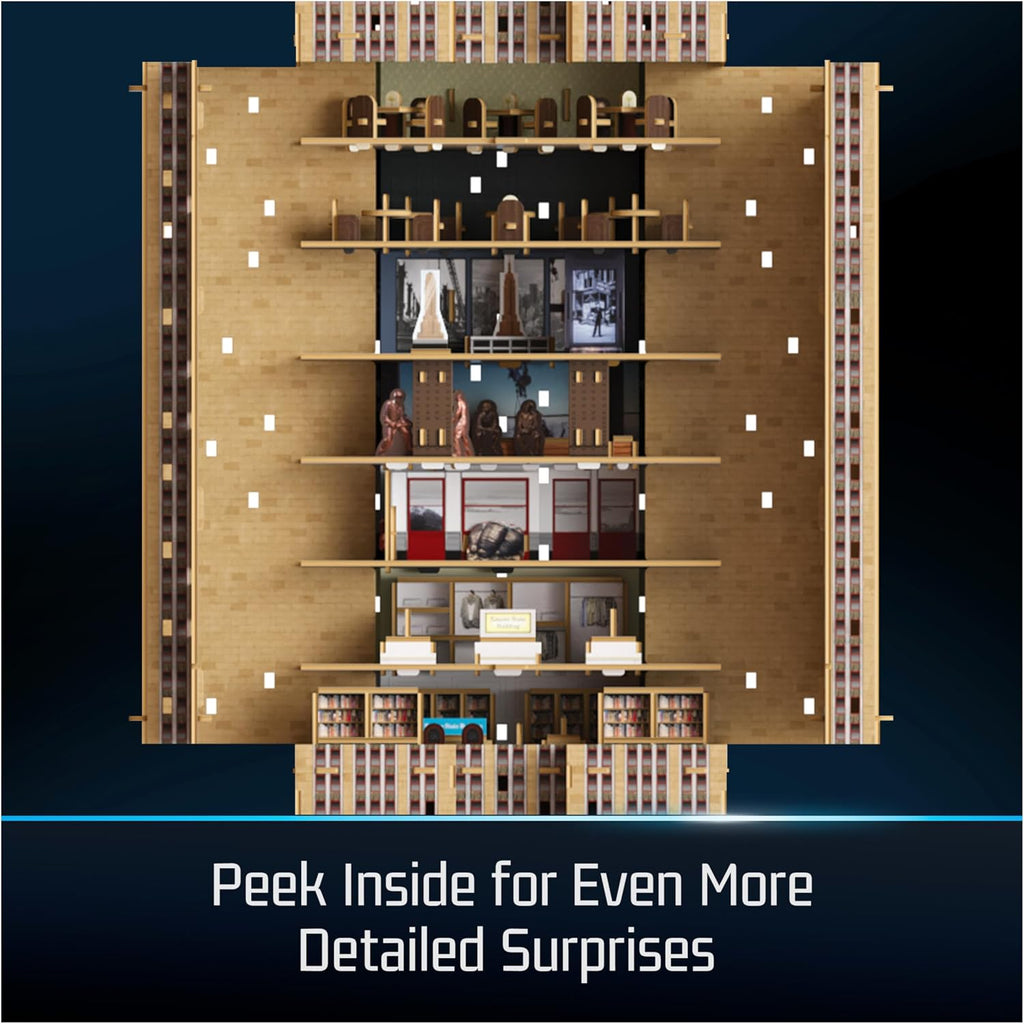 Empire State Building Replica 3D Puzzle Model Kit for Adults | 479 Premium EPS Foam Pieces, No Glue or Tools Required, Home Decor Collectible Figure for Display, Screen-Free Hobby Ages 12+ - view 5
