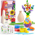 Flower Craft Kit for Kids, Make Your Own Flower Bouquet with Air Dry Clay, Arrange Clay Flowers & Create Personalized Art, Great Gifts for Girls | Make Your Own Flower Bouquet, Air Dry Clay, Arrange Clay Flowers, Create Personalized Art, Great Gifts for G