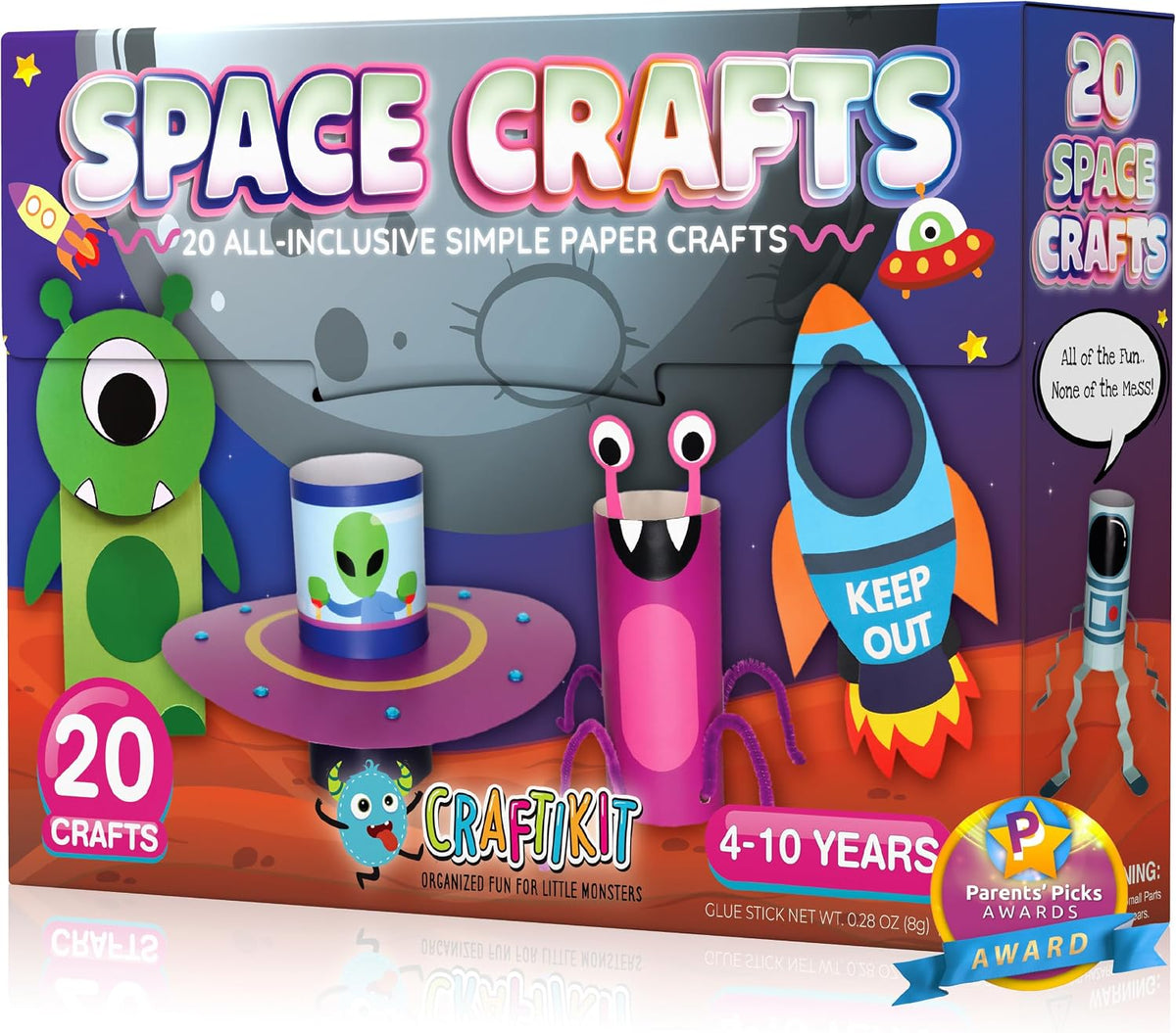20 Award-Winning Princess & Unicorn Crafts for Kids Ages 3-10 Years, All-Inclusive Toddler Arts and Craft Kits for Kids, Fun Toddler Craft Box for Girls in Preschool - view 7