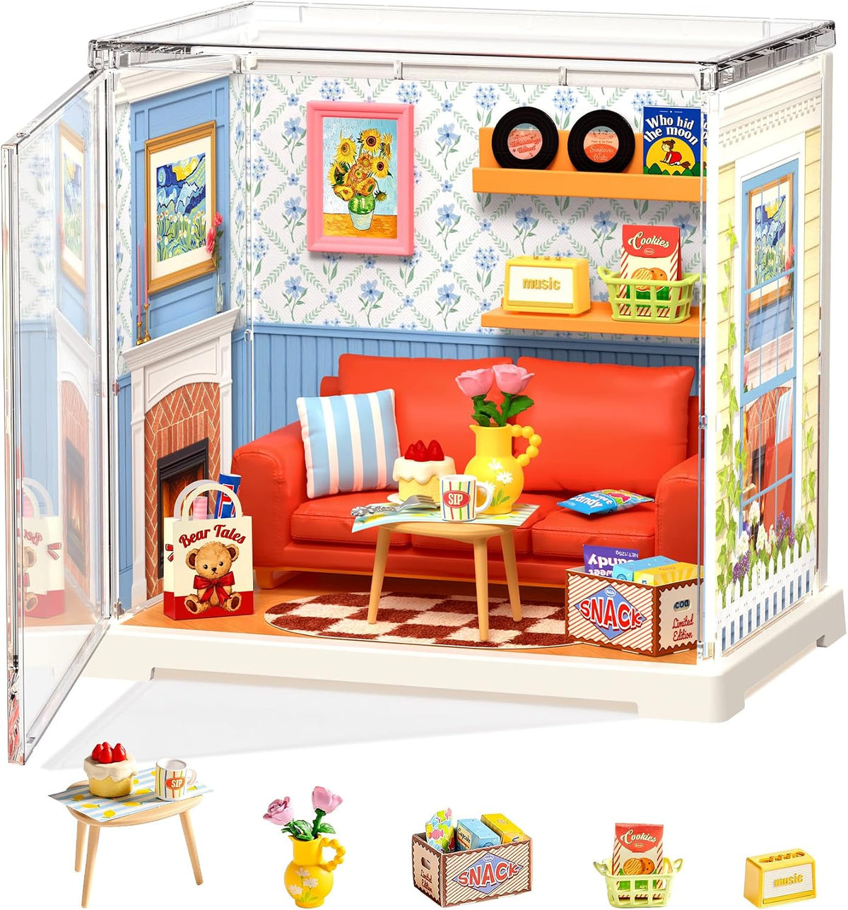 Super Creator Mini Series, DIY Plastic Miniature Kits Retail Store Series, Mini Model House Building Set for Teens Aged 14+, DIY Crafts/Hobbies for Adults (Homely Baking Kitchen) - view 8
