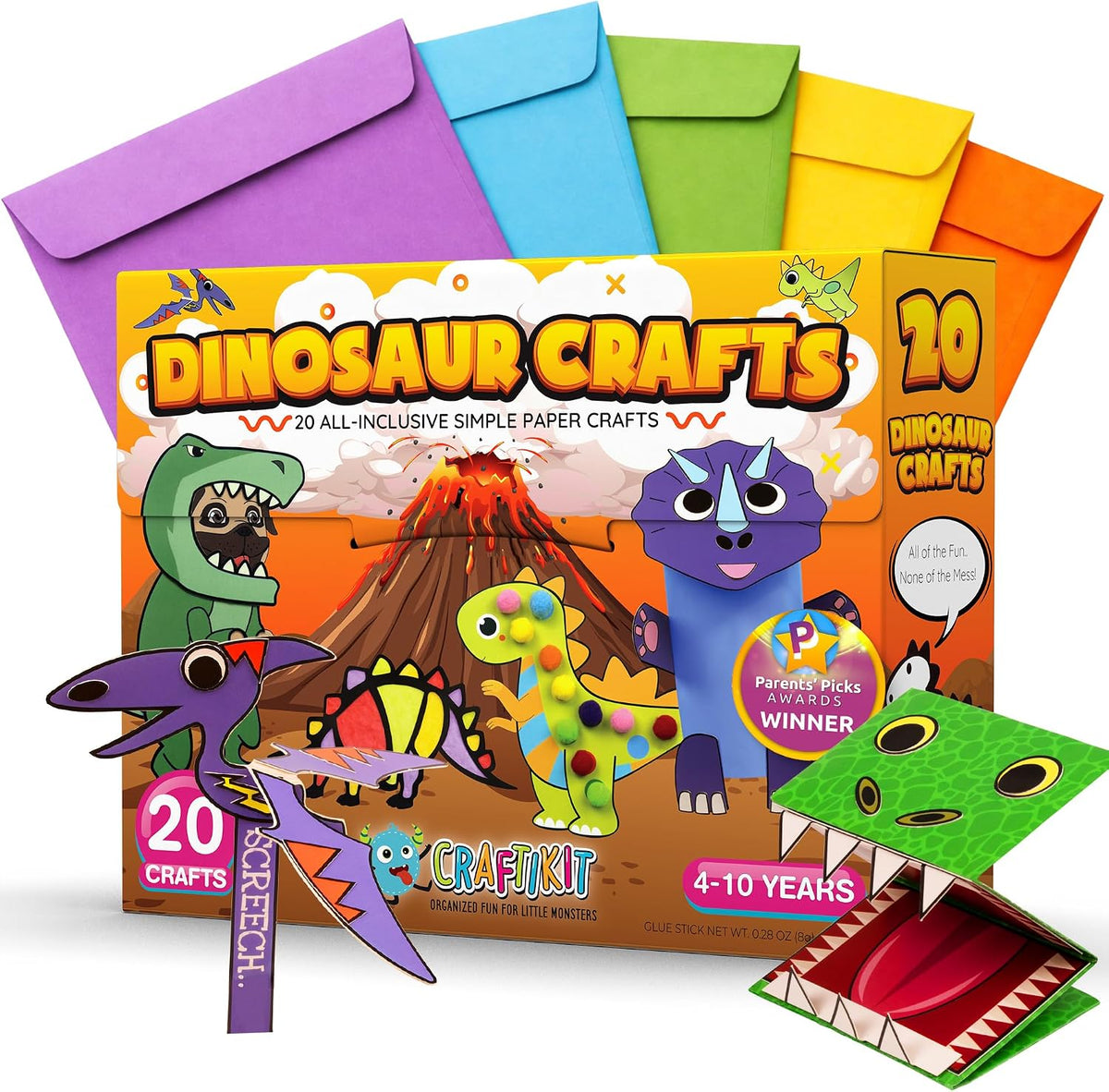 20 Award-Winning Princess & Unicorn Crafts for Kids Ages 3-10 Years, All-Inclusive Toddler Arts and Craft Kits for Kids, Fun Toddler Craft Box for Girls in Preschool - view 6