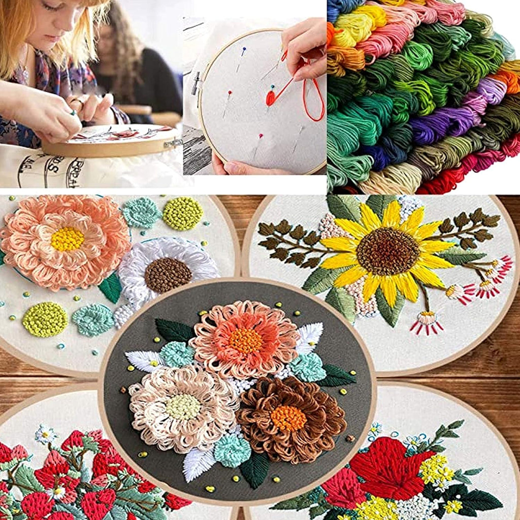 200pcs+ Embroidery Floss kit, Friendship Bracelet String Kit with Organizer Box-Included 100pcs Friendship Bracelet Floss Thread,Cross Stitch Kits Xmas Gifts - view 5
