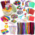 Kids Arts and Crafts Set 2000+ Piece DIY Craft Supplies Kit | with Assorted school supplies Accessories for Boys & Girls Ages 6-12, School Classroom Projects, Gifts for Boys and Girls